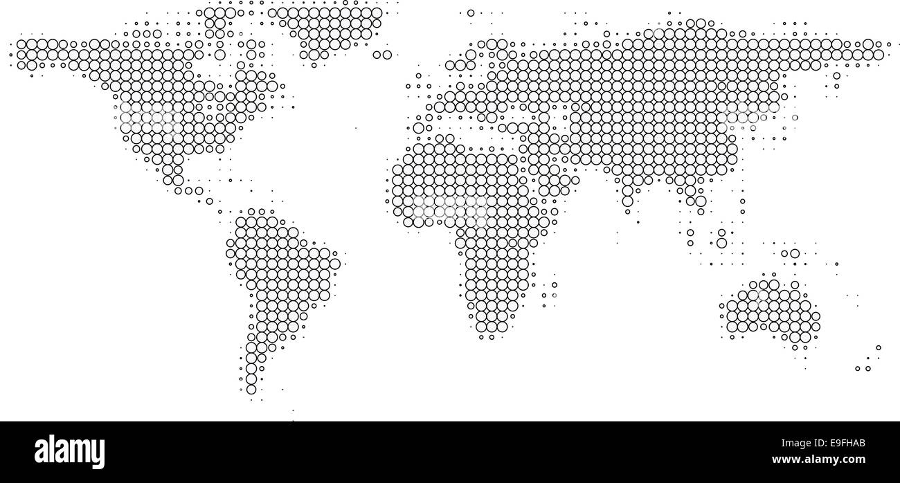 World Map Graphic Stock Photo Alamy