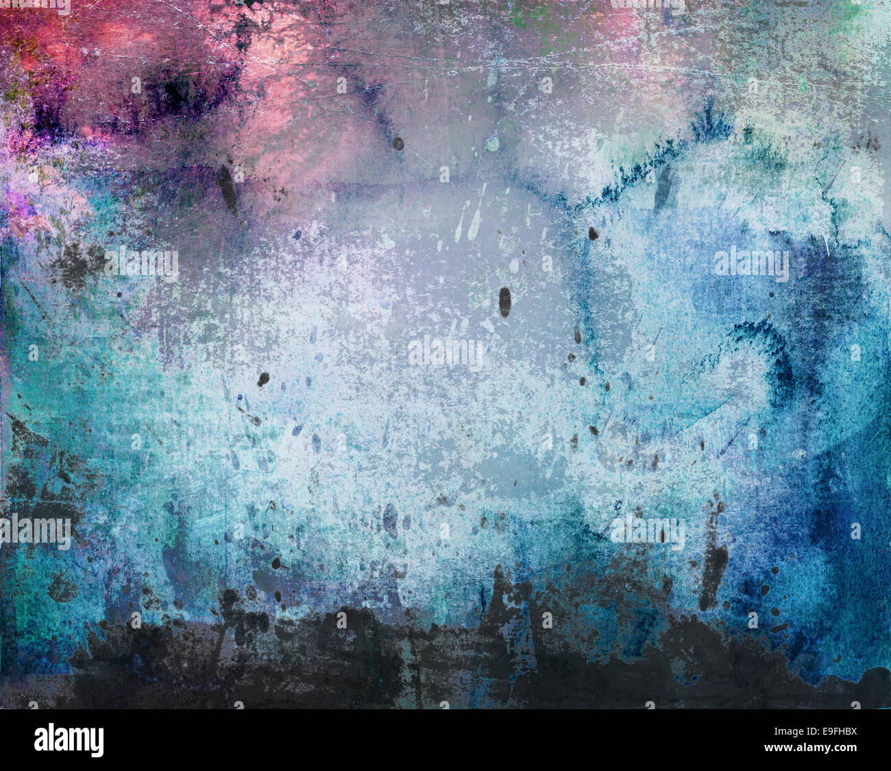 abstract artwork - mixed media grunge Stock Photo