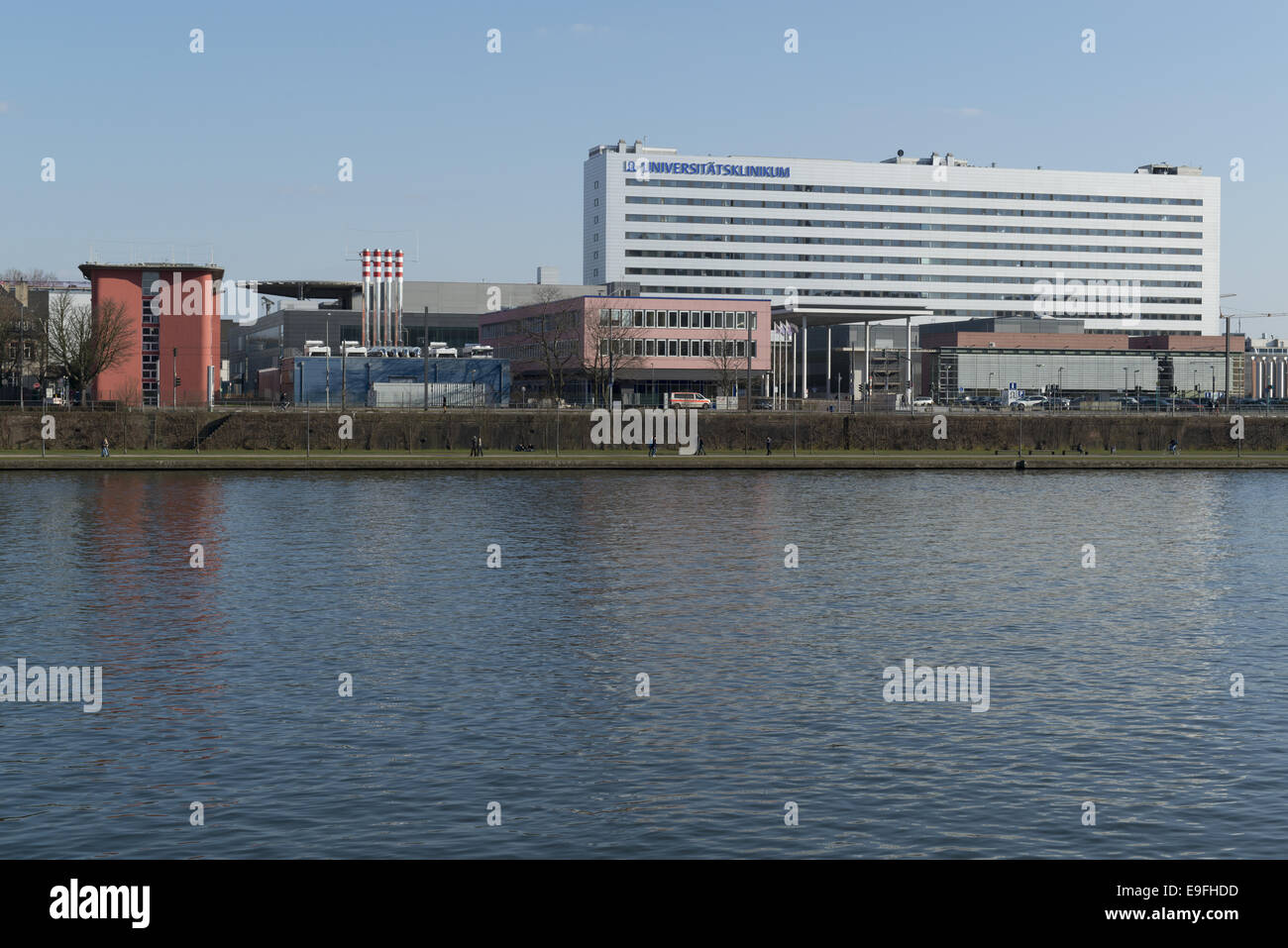 University Hospital in Frankfurt Stock Photo