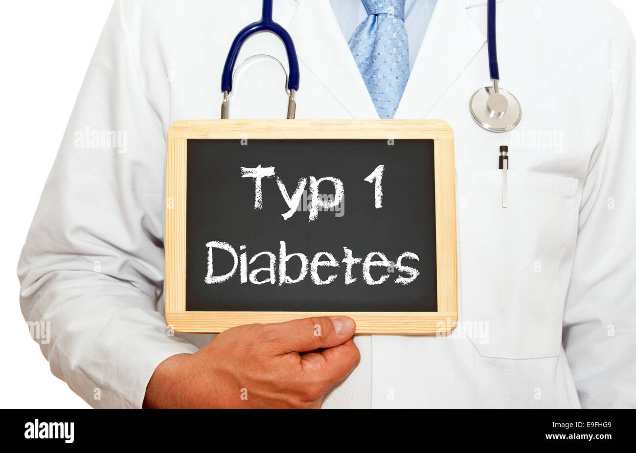 Type 1 Diabetes Stock Photo