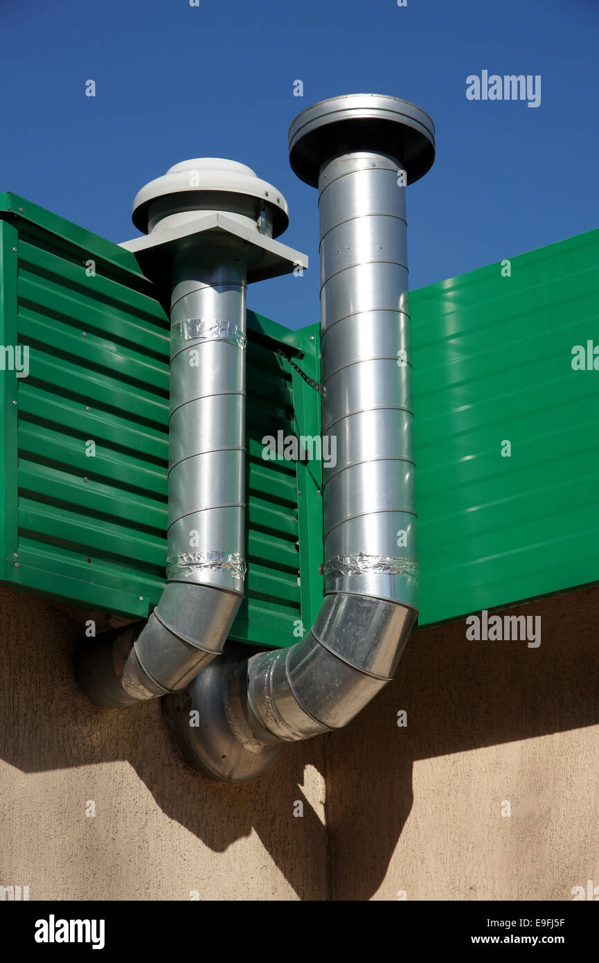 Pipes of ventilation Stock Photo Alamy