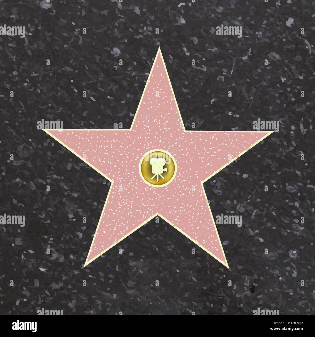 Walk Of Fame Star Stock Photo - Alamy
