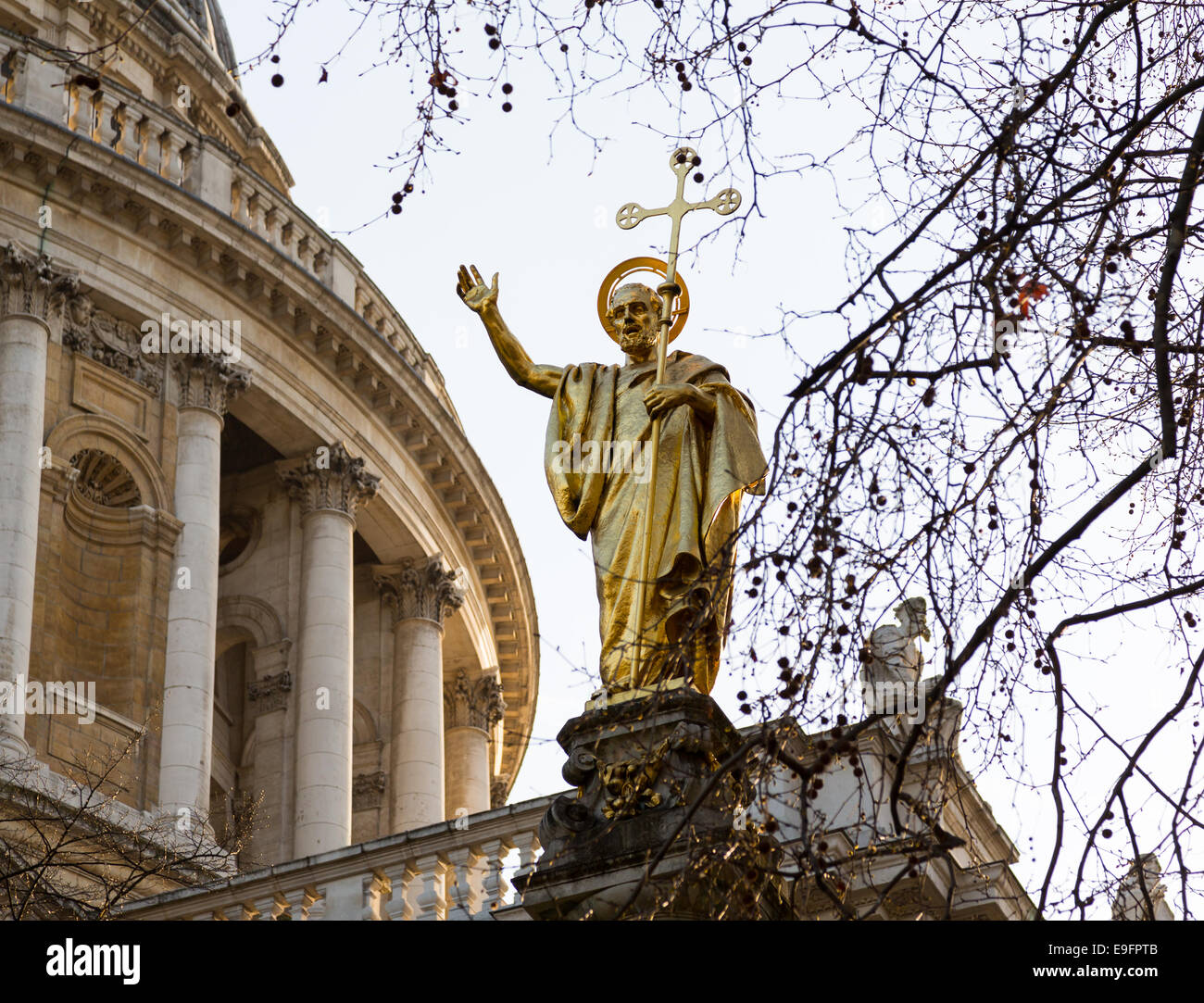 St Pauls Cathedral Church London England Stock Photo