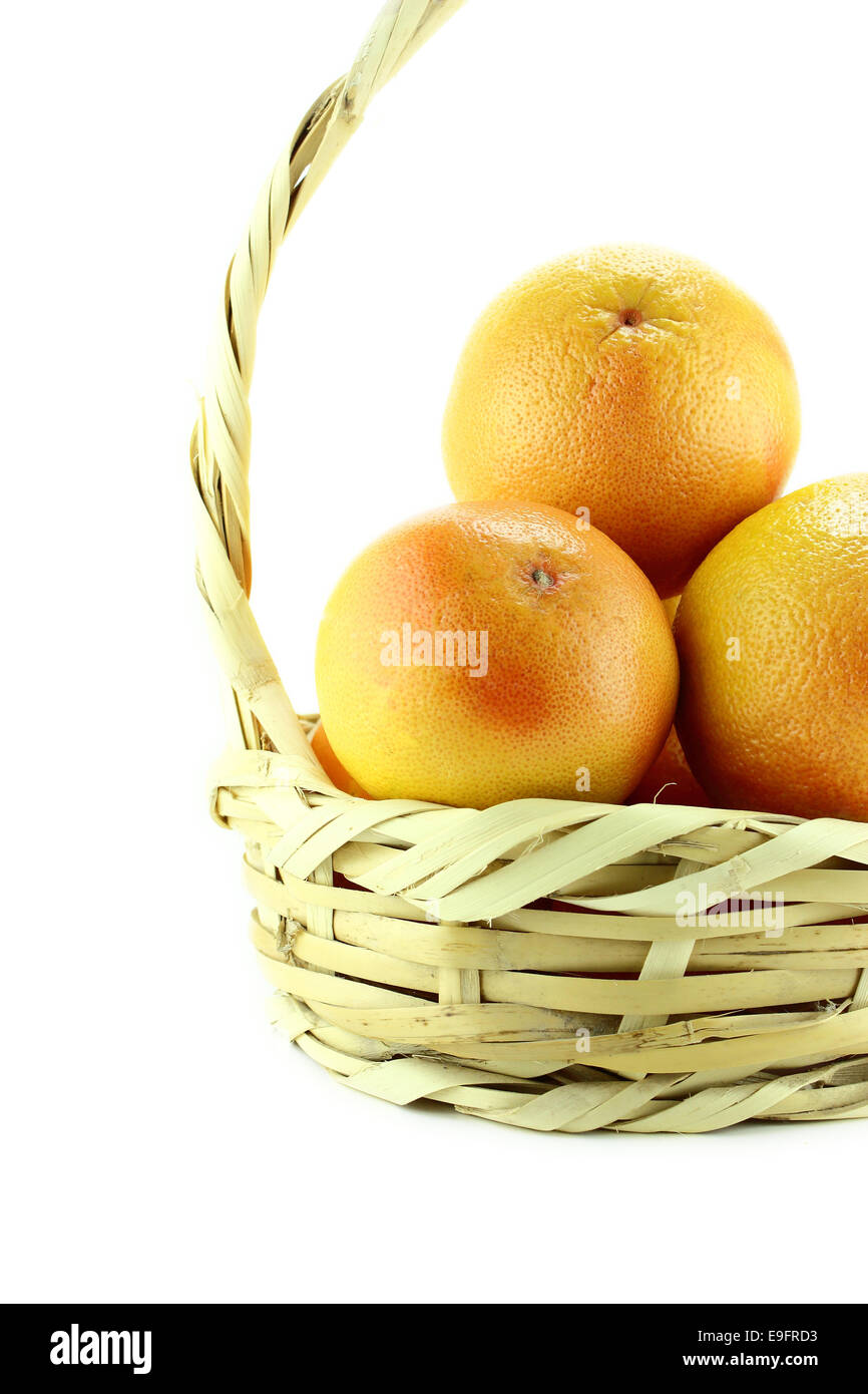 Red grapefruit basket hi-res stock photography and images - Alamy