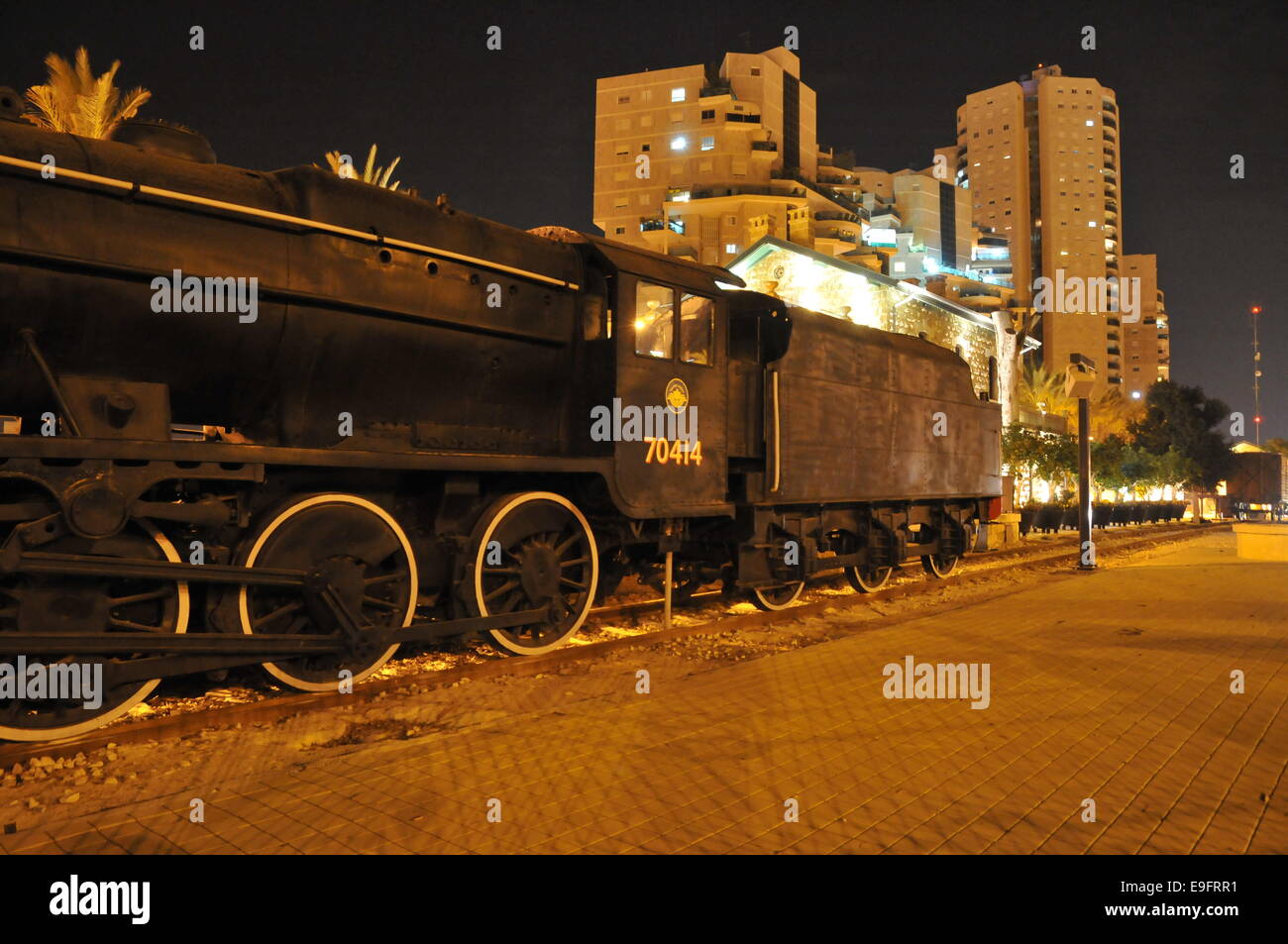 The old Ottoman train and station in Beer Sheva, Israel Stock Photo Alamy