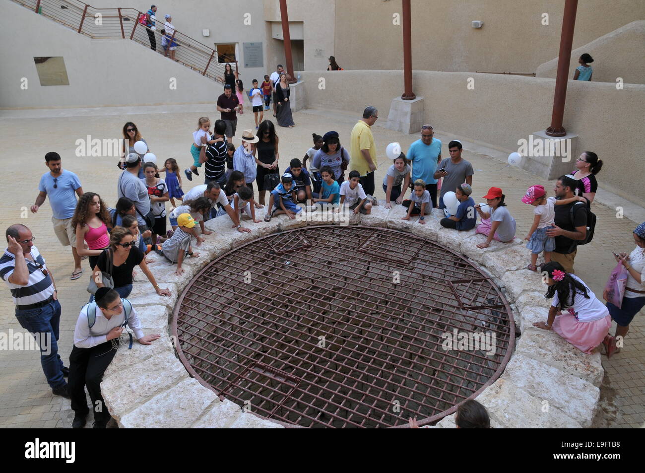 Patriarch Abraham's historic well. Beer Sheva, Israel Stock Photo Alamy
