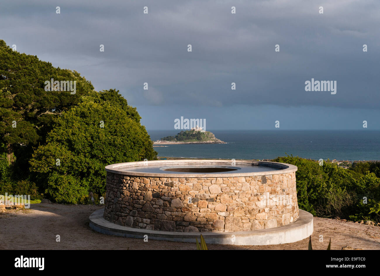 Tremenheere Sculpture Gardens, Cornwall. James Turrell's 'Tewlwolow