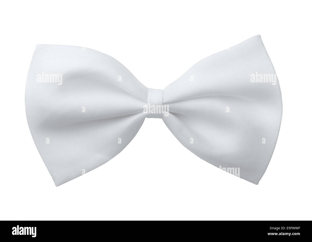White bow tie Stock Photo