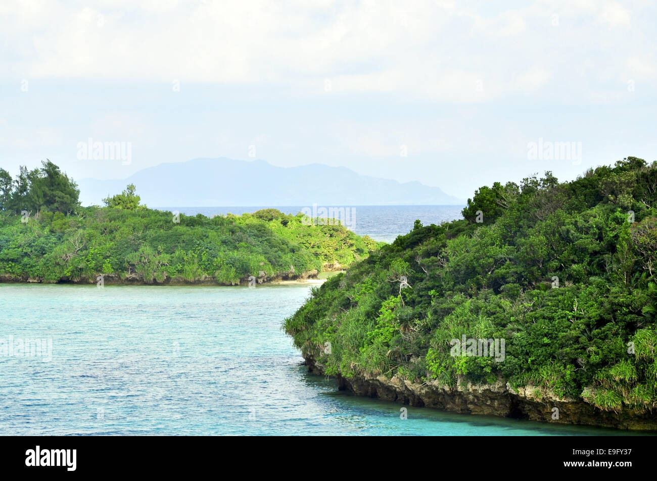Tropical Island Paradise Stock Photo