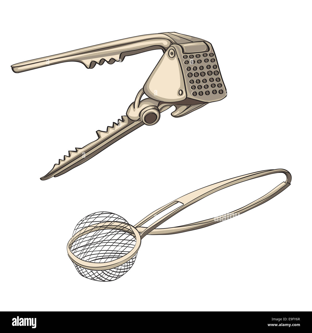 press and strainer Stock Photo Alamy