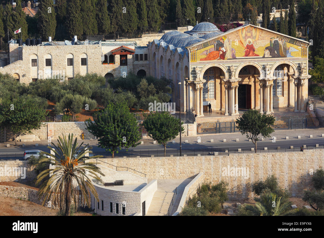 The Church on the Mount of Olives Stock Photo Alamy