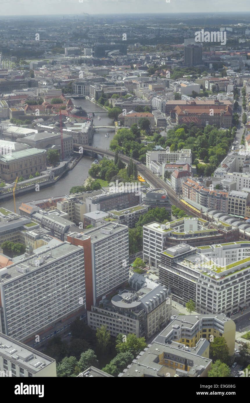 Berlin from above hi-res stock photography and images - Alamy