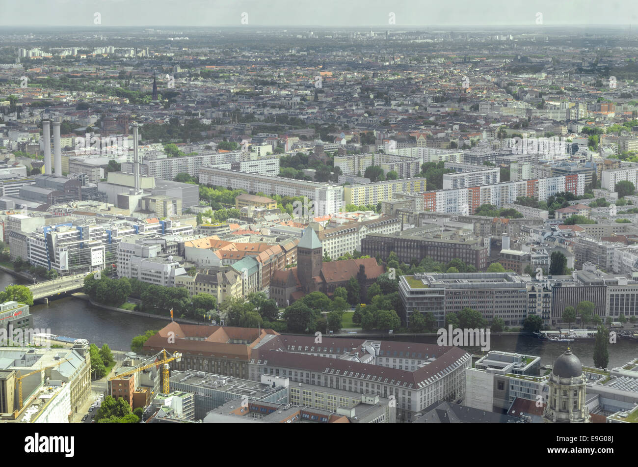 Berlin from above Stock Photo - Alamy