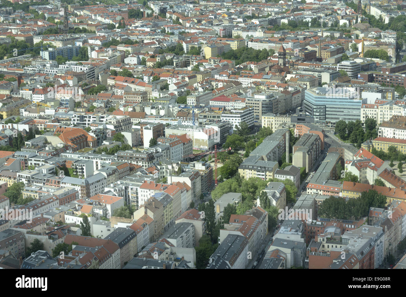 Berlin from above Stock Photo - Alamy
