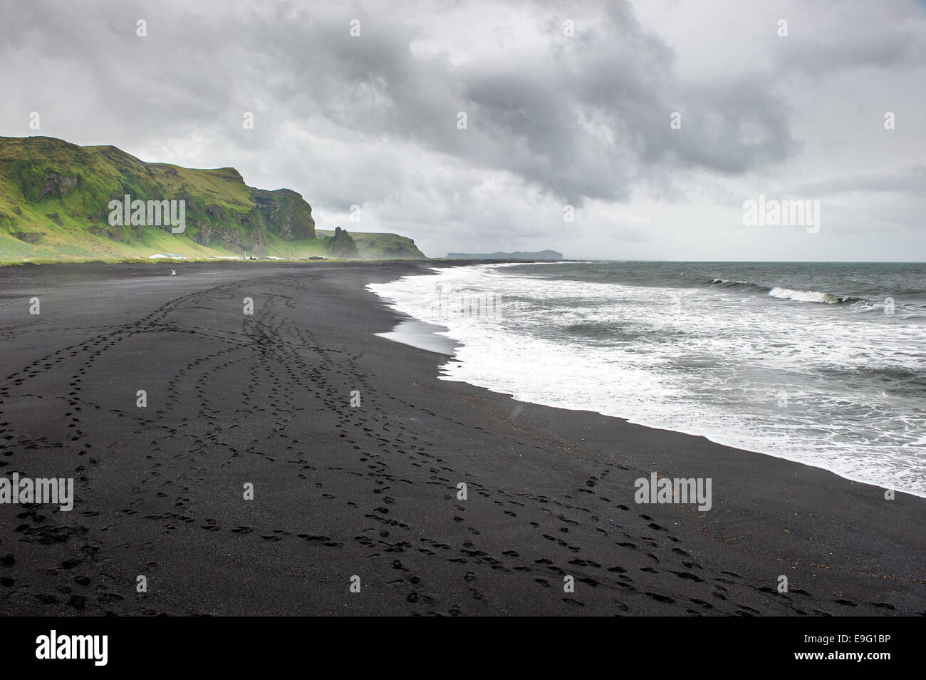 Black sand beach in Vik;Ö¡ , Iceland Stock Photo Alamy Black sand beach in Vik;Ö¡ , Iceland Stock Photo Alamy