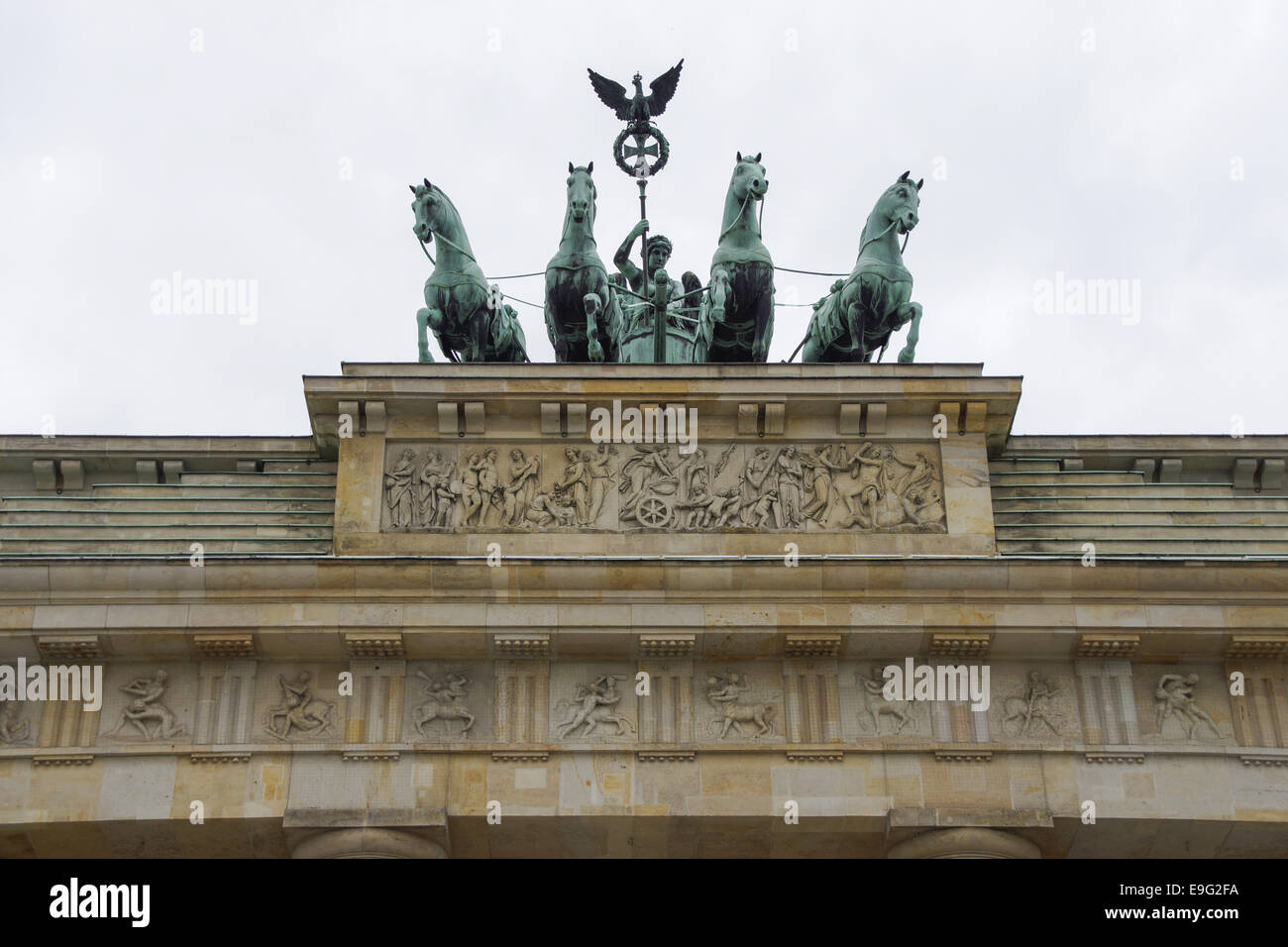 Quadriga, Brandenburger Tor, Berlin, Germany Stock Photo
