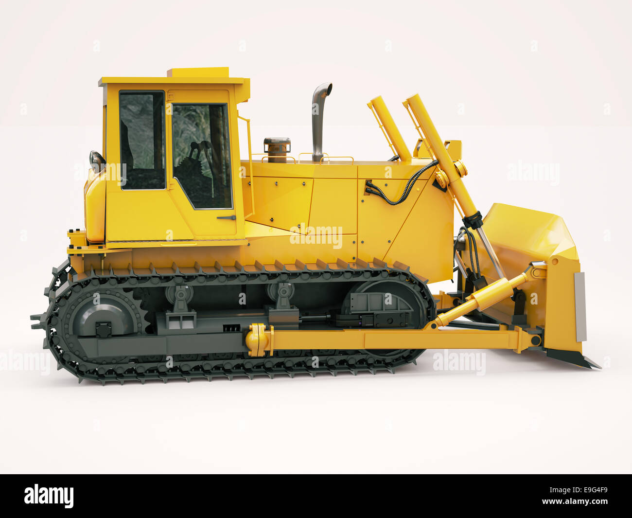 Heavy Crawler Bulldozer Stock Photo Alamy