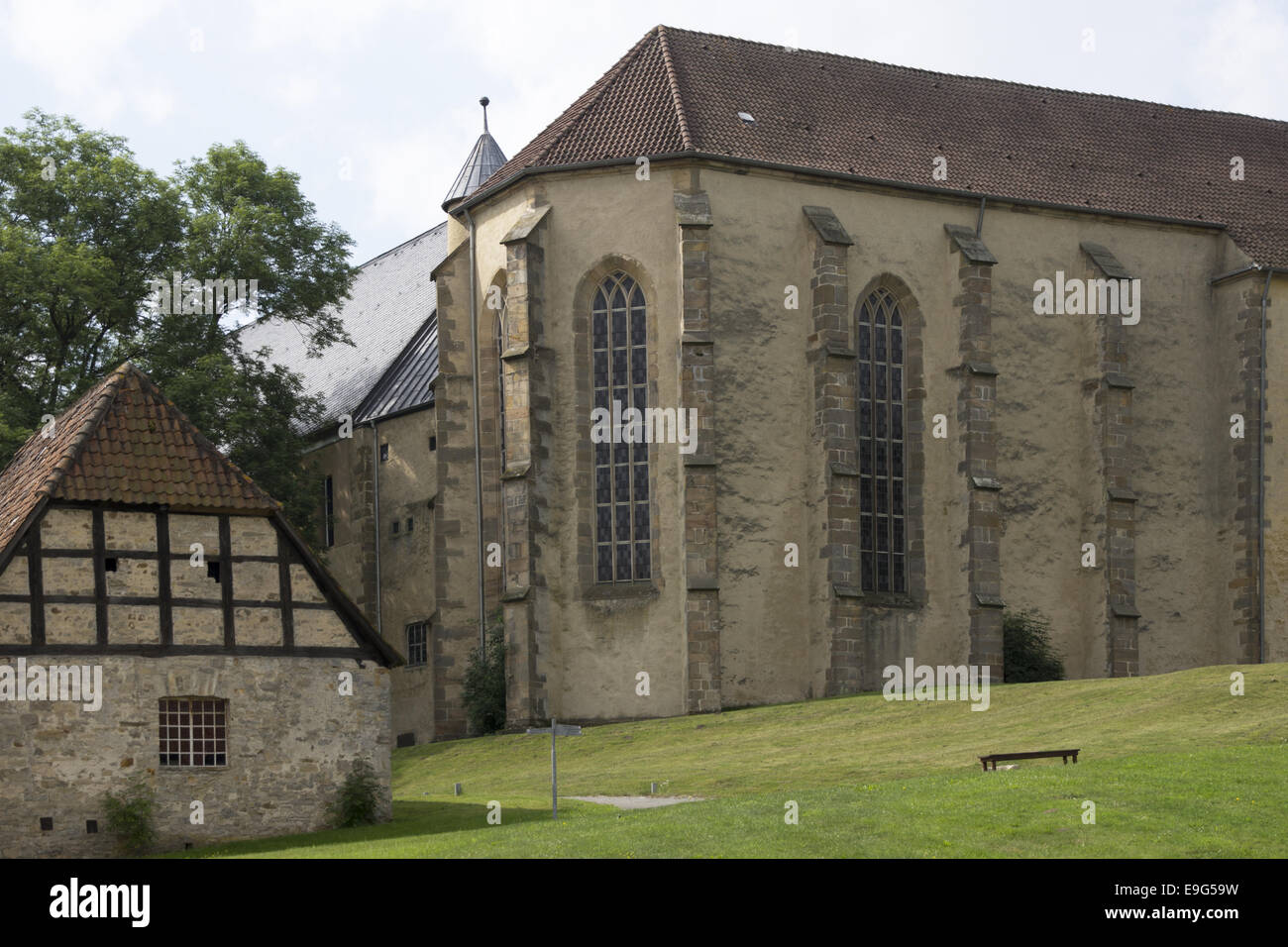 Minster, Abbey Dalheim, Lichtenau, Germany Stock Photo