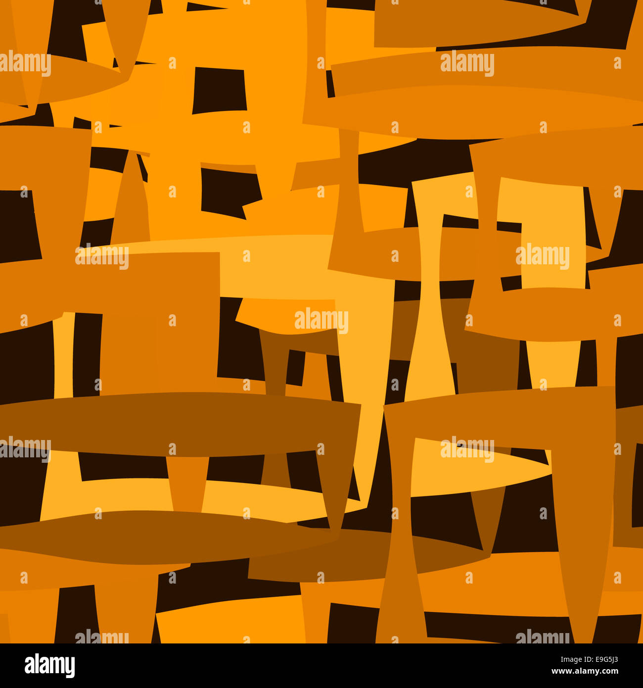 seamless pattern orange Stock Photo