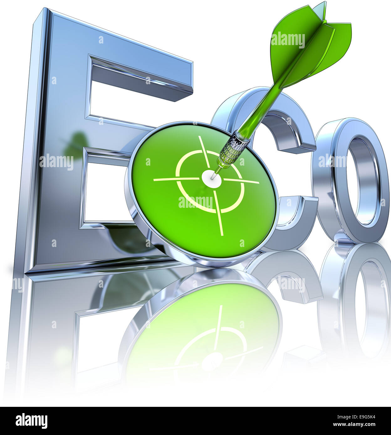 eco icon Stock Photo