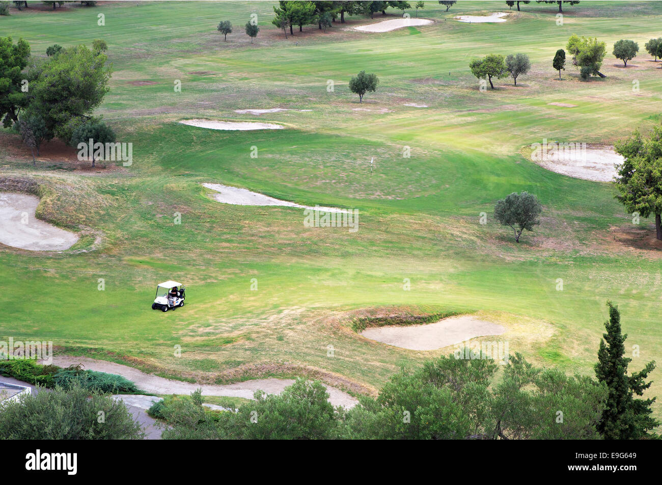 Beautiful golf course of Porto Carras Grand Resort. Sithonia Stock Photo -  Alamy