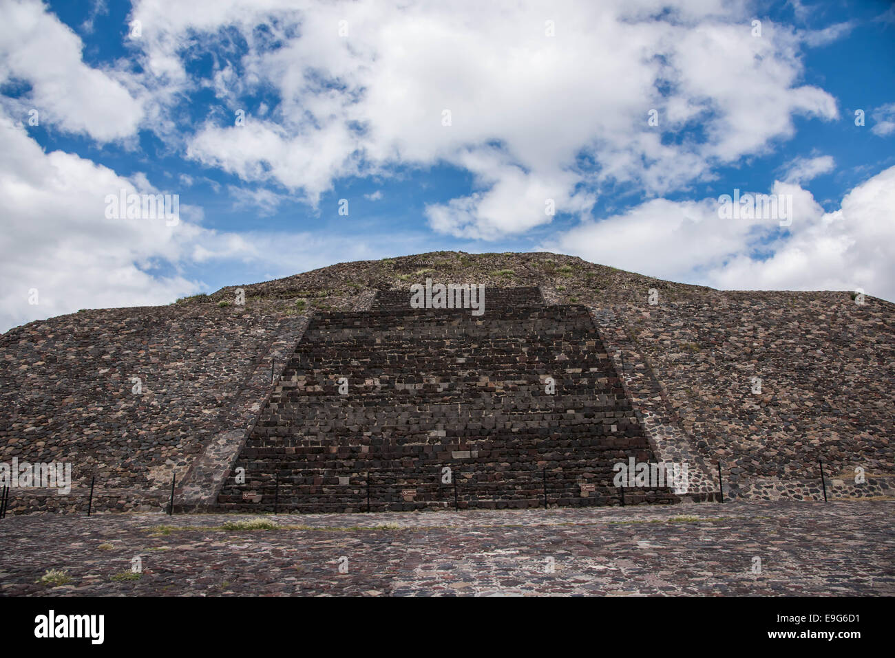 Pyramid of The Moon,Teotihuacan,Mexico Stock Photo