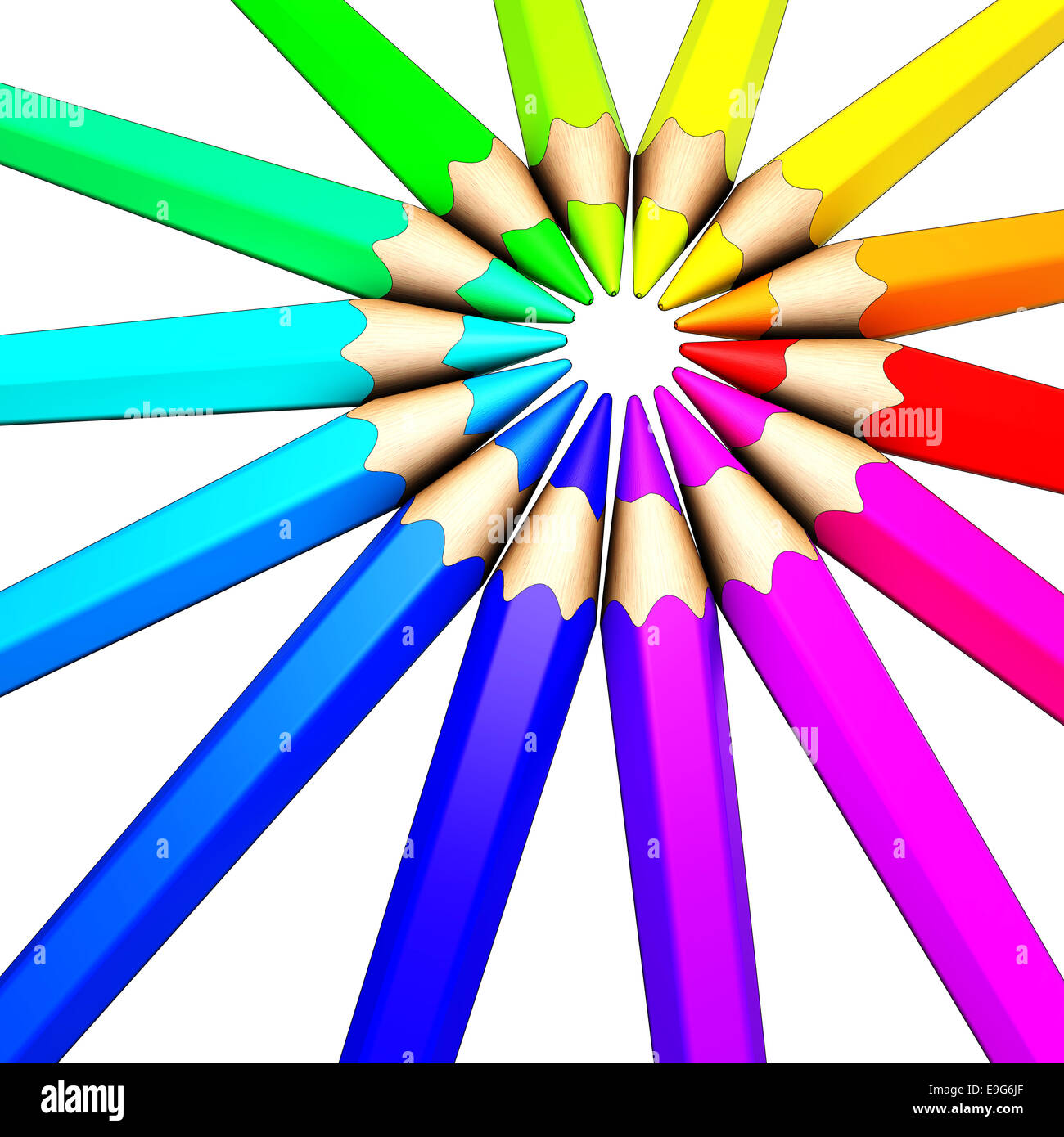 color pencils Stock Photo