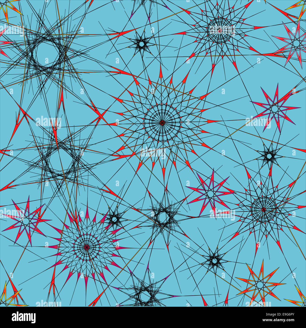 seamless pattern stars Stock Photo - Alamy