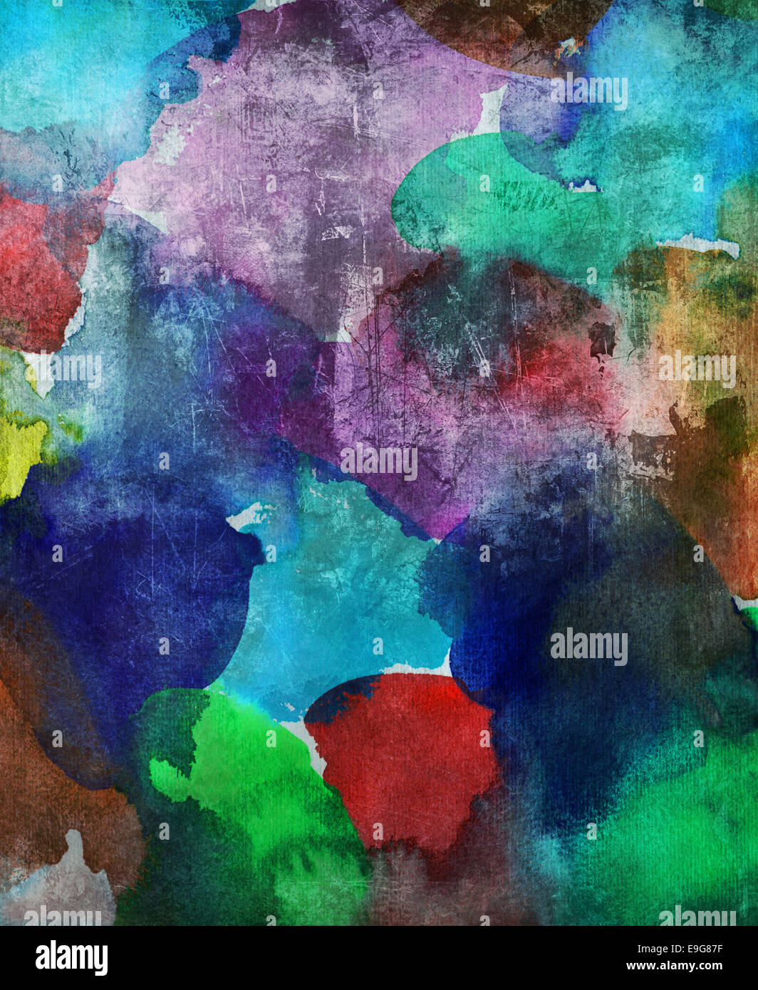 mixed media painting Stock Photo Alamy