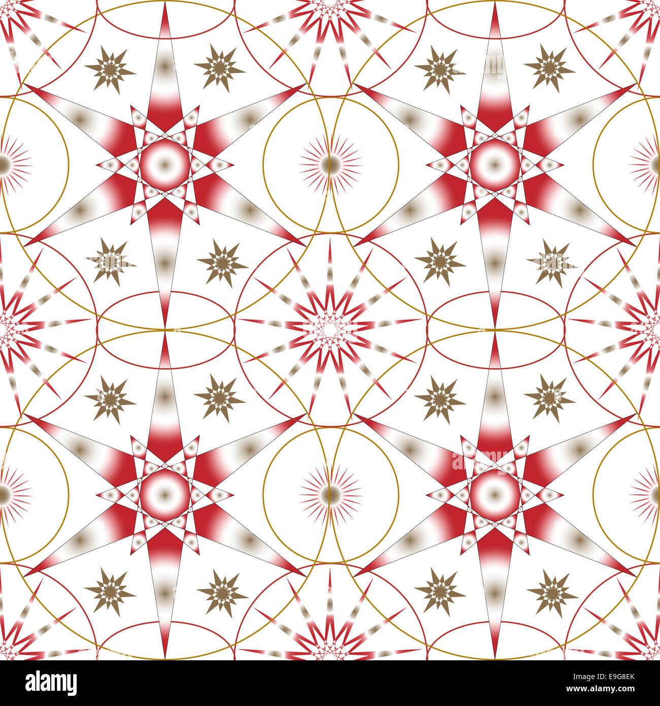 seamless pattern with stars Stock Photo