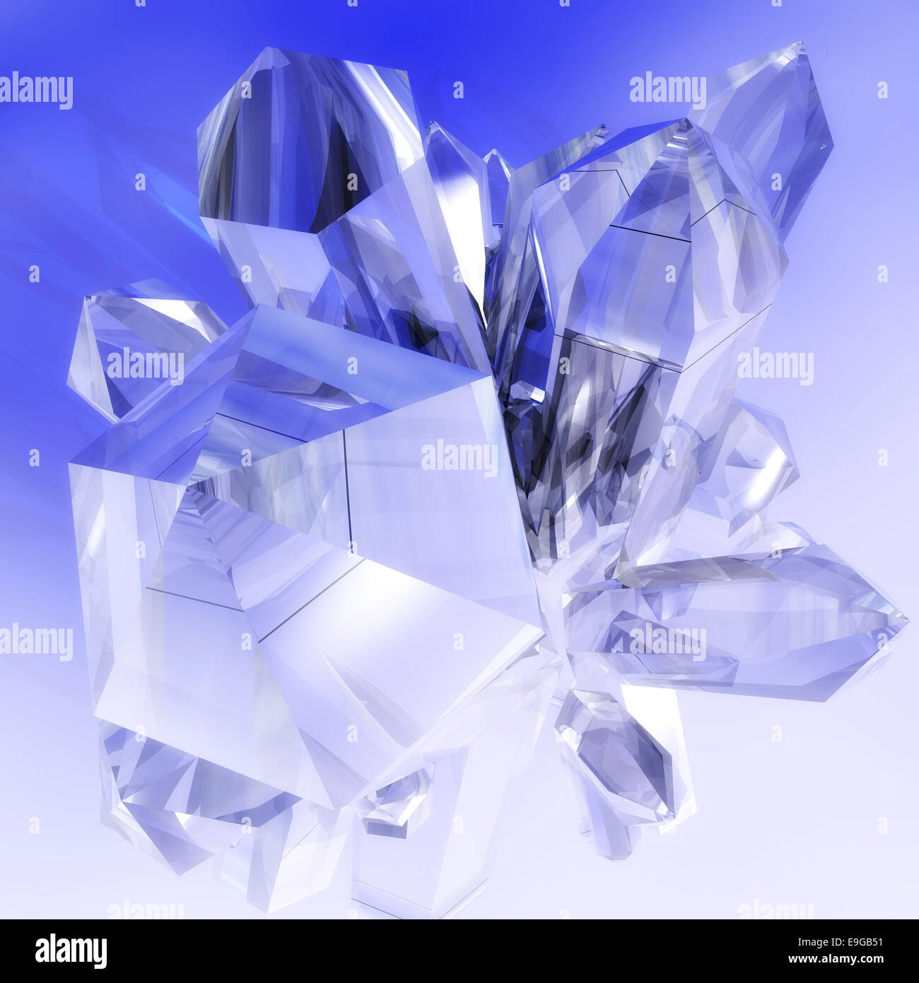 Crystal healing stones illustration hi-res stock photography and images ...