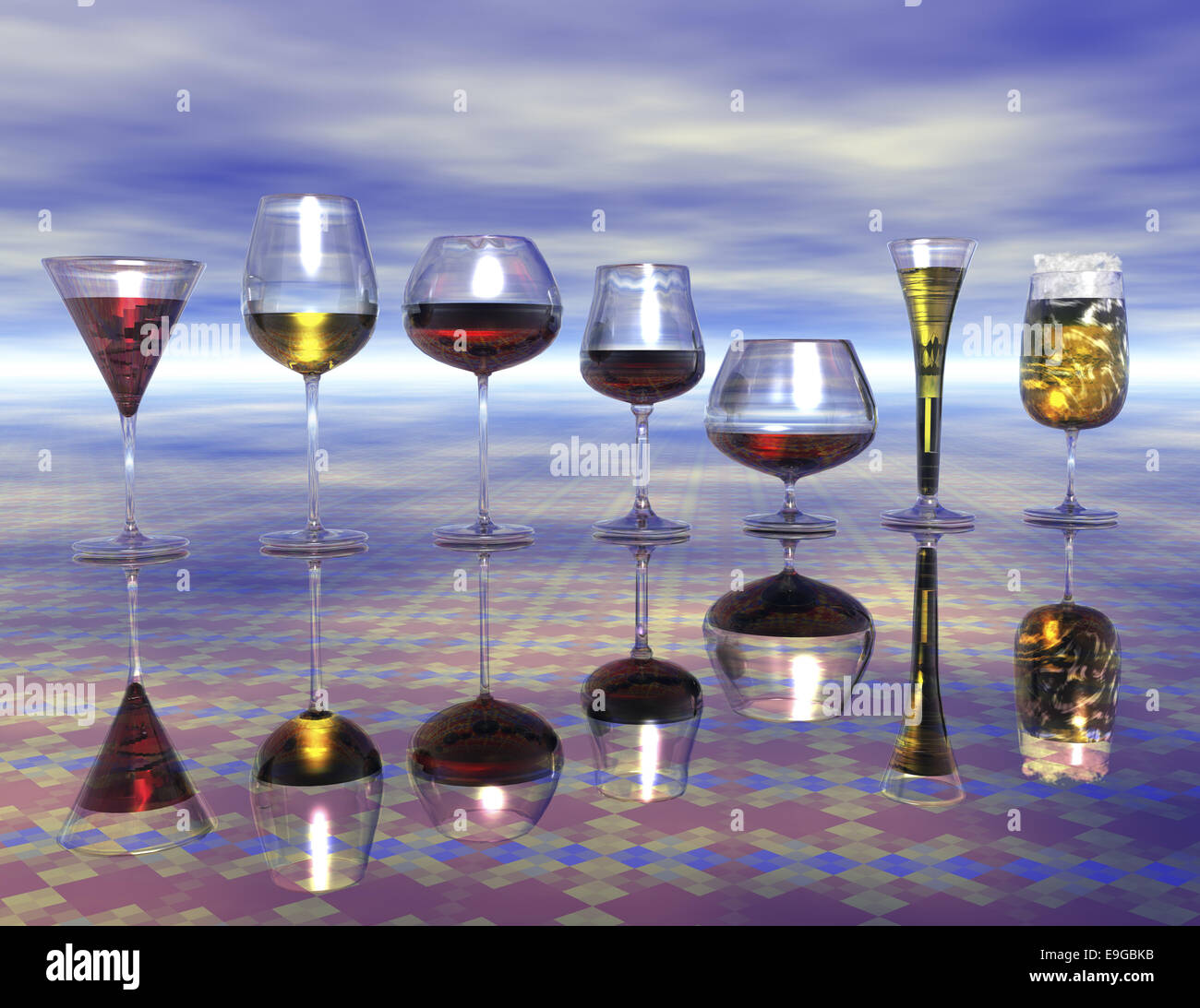 Alcoholic drinks graphics hi-res stock photography and images - Alamy