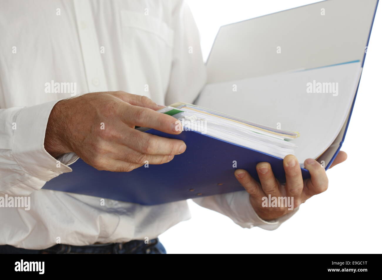 open folder Stock Photo