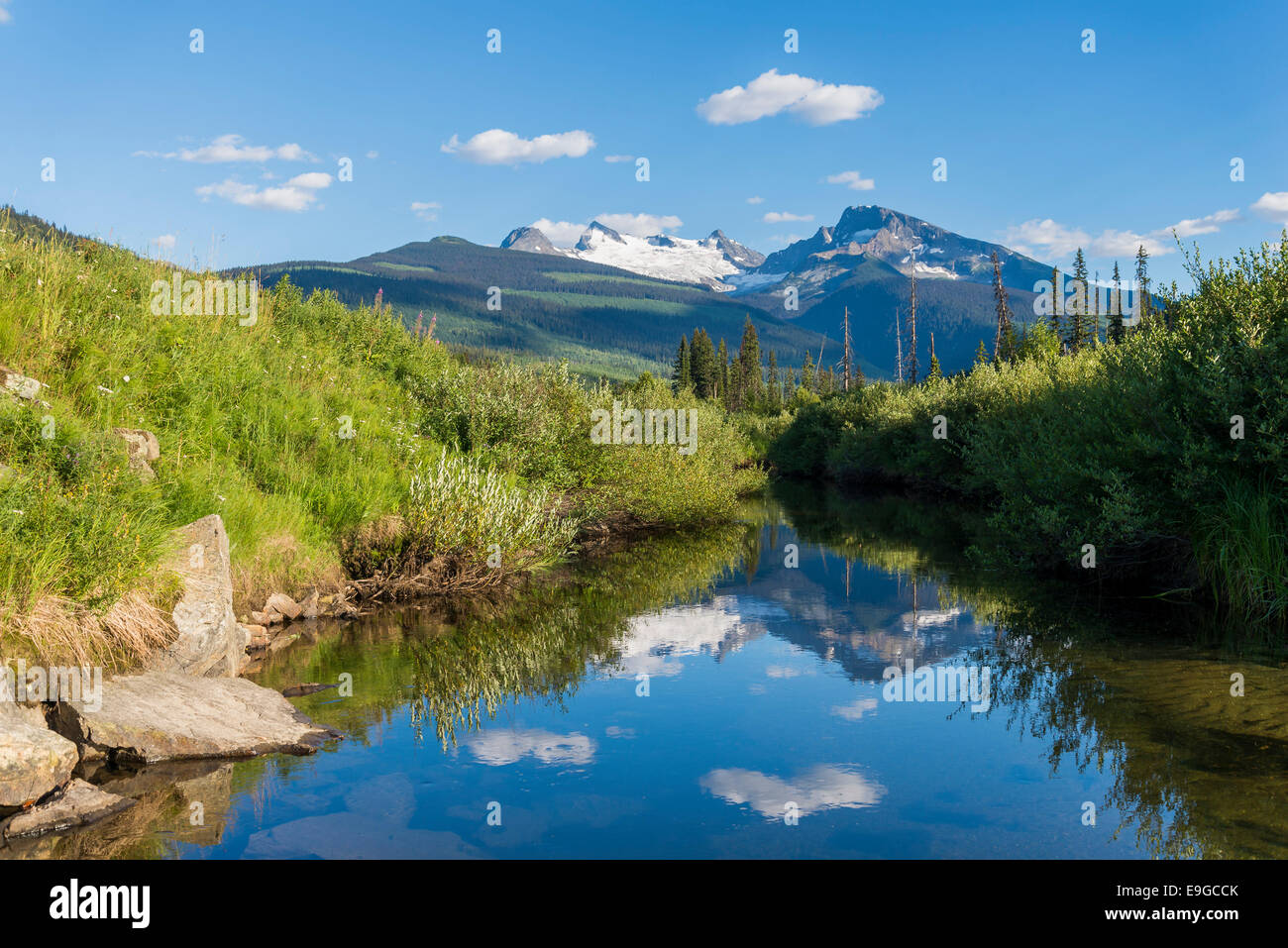 Albreda Glacier near Blue River, British Columbia, Canada Stock Photo
