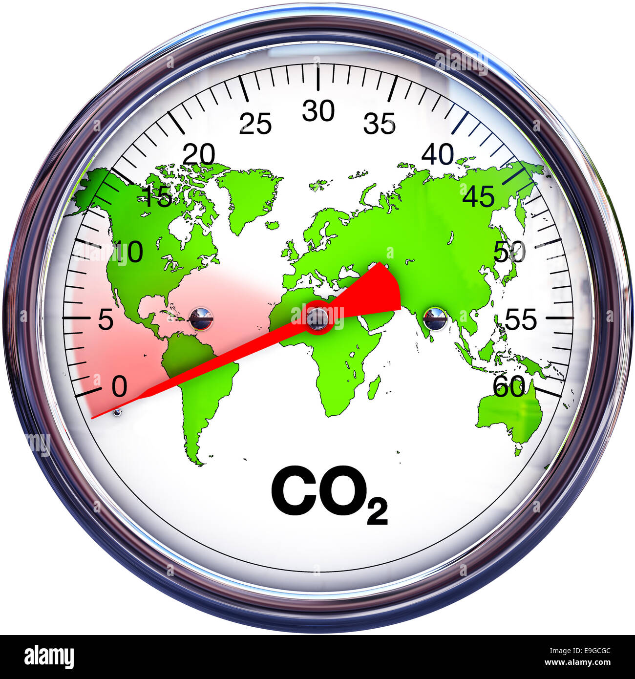 reduce CO2 Stock Photo