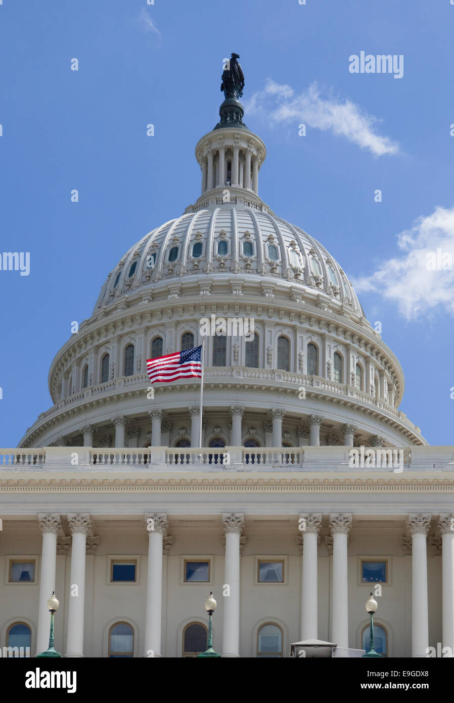 detail of the dome on the Capitol Hill Building in Washington DC. USA Stock Photo 74735536 Alamy