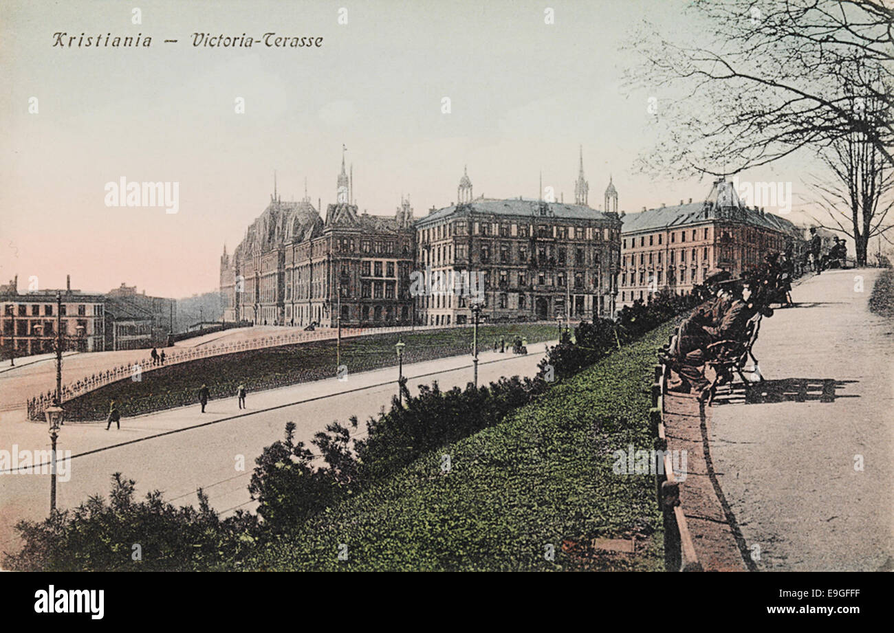 30. Kristiania. Victoria-Terasse Stock Photo: 74736803 - Alamy