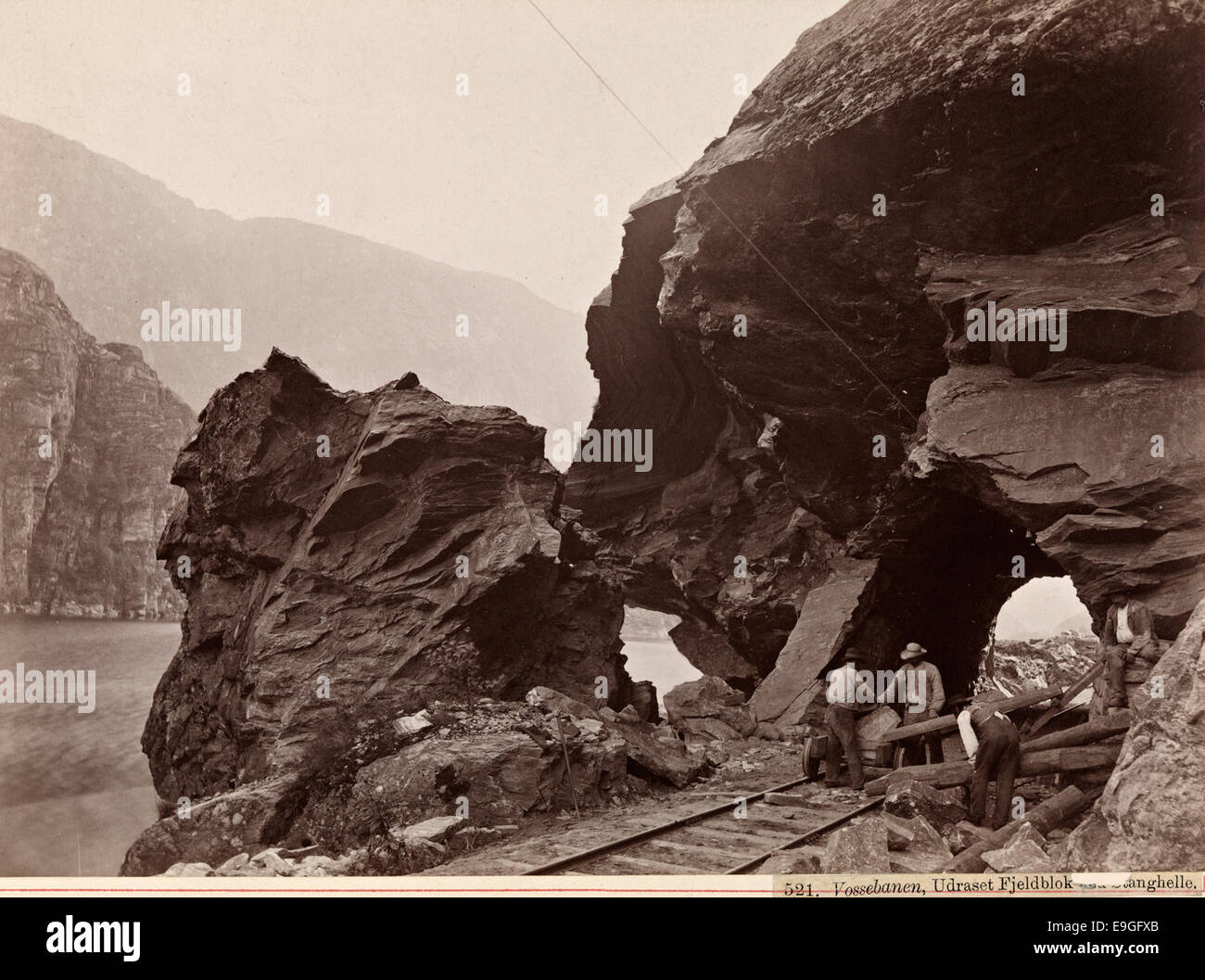 A scenic photograph of the Vossebanen railway line, taken by Axel ...