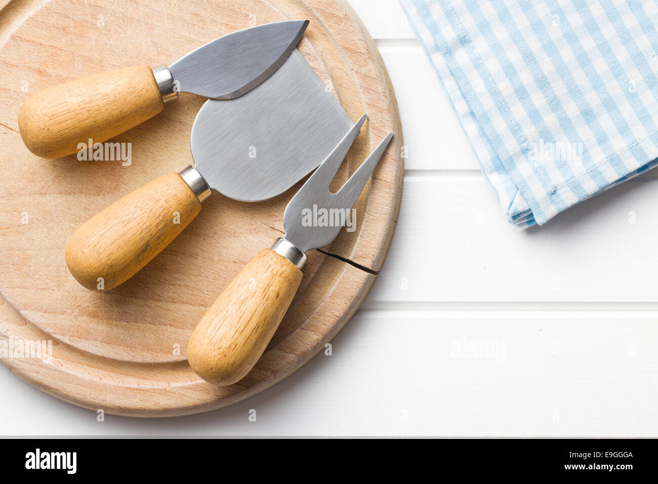 the set of cheese knives Stock Photo Alamy
