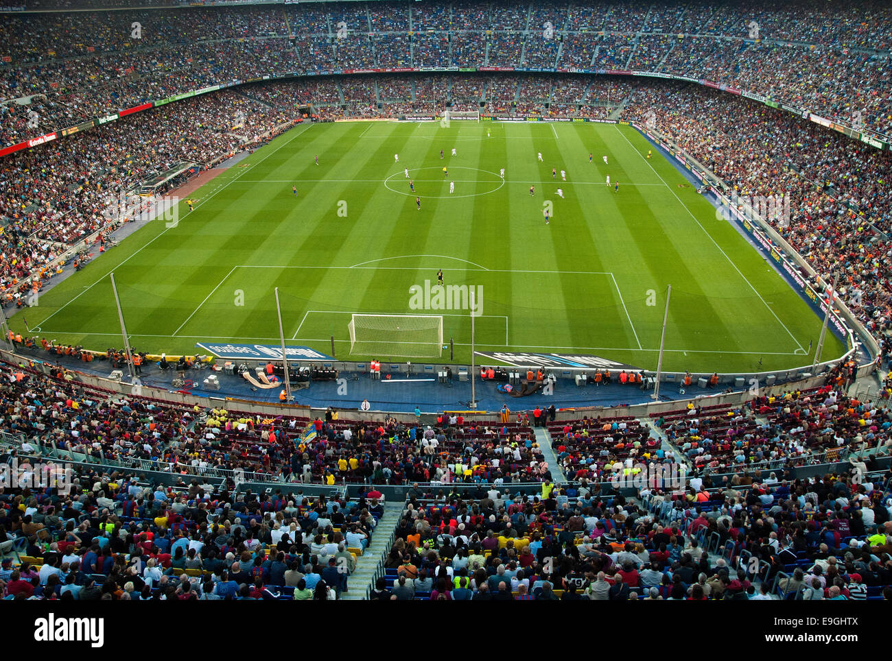 BARCELONA - MAY 23: Camp Nou Stadium on May 23, 2009 in Barcelona, Spain. Stock Photo