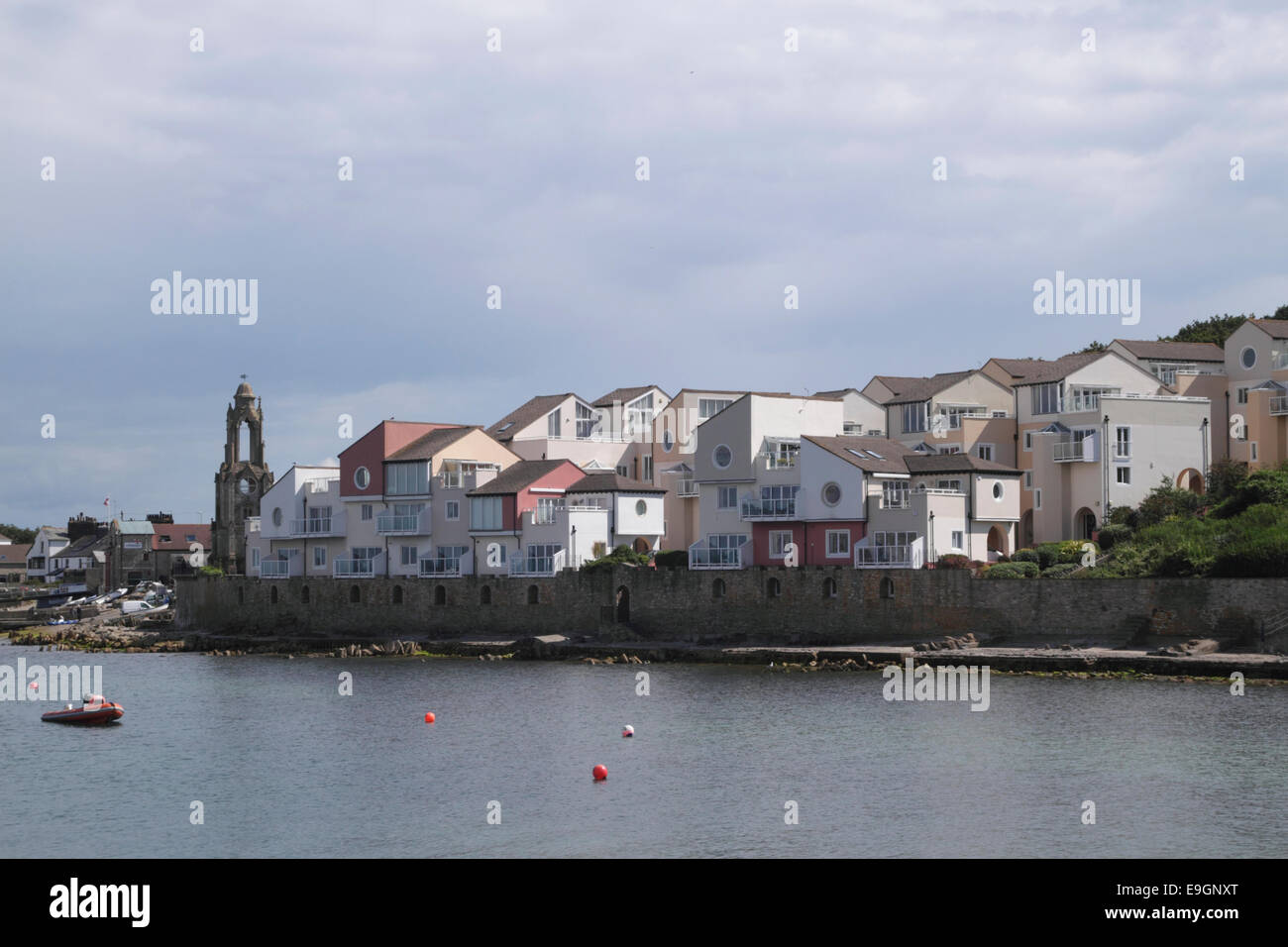 Residential flats at Swanage seafront Dorset England Stock Photo Alamy