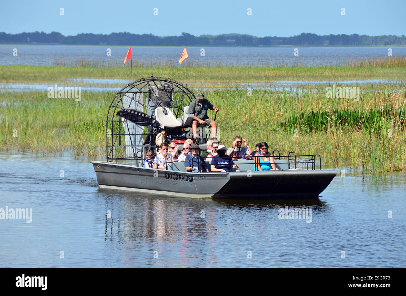 Boggy Creek Airboat Ride on West Lake Toho at Southport Park near ...