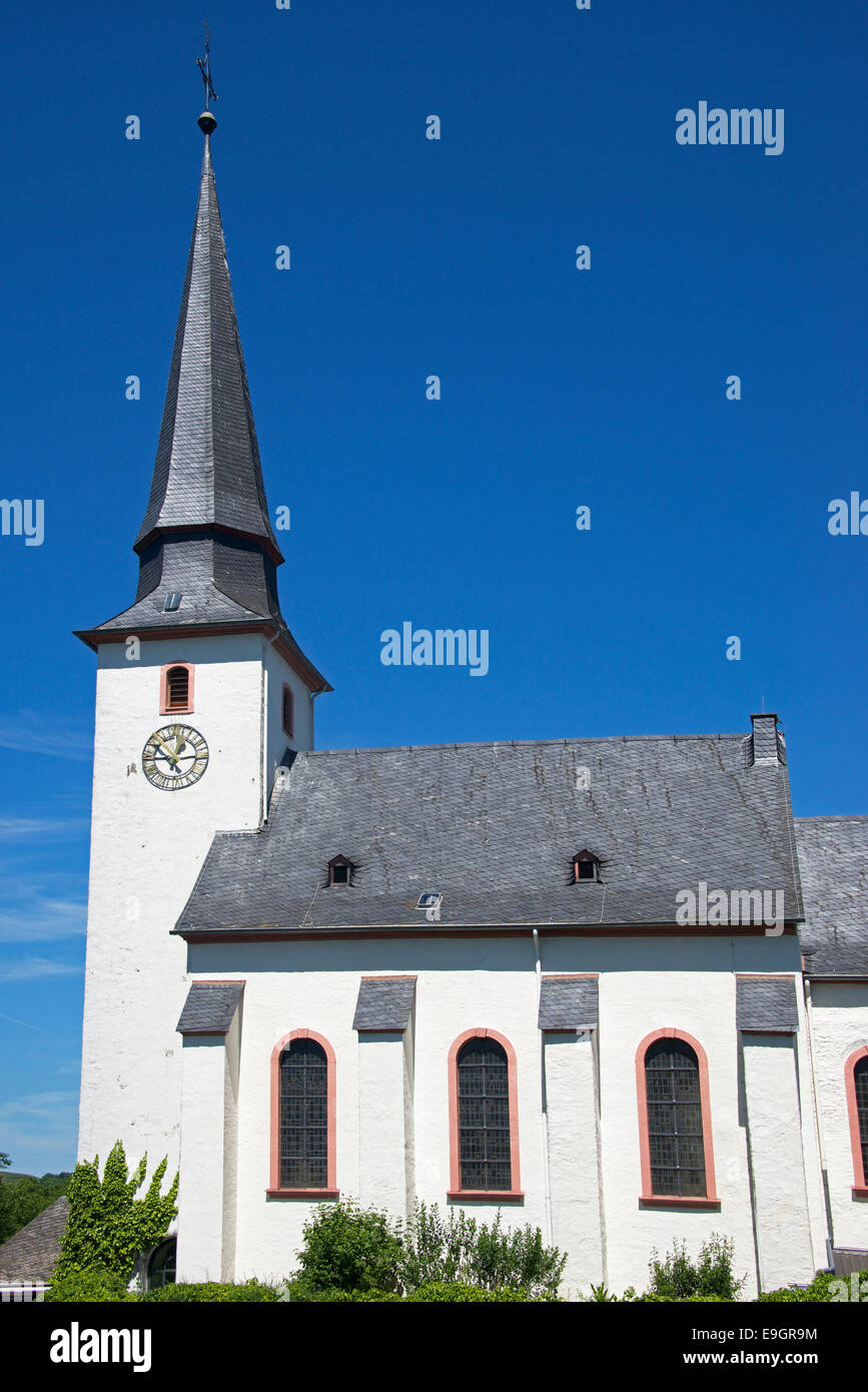 Detzem Church Moselle Valley Germany Stock Photo