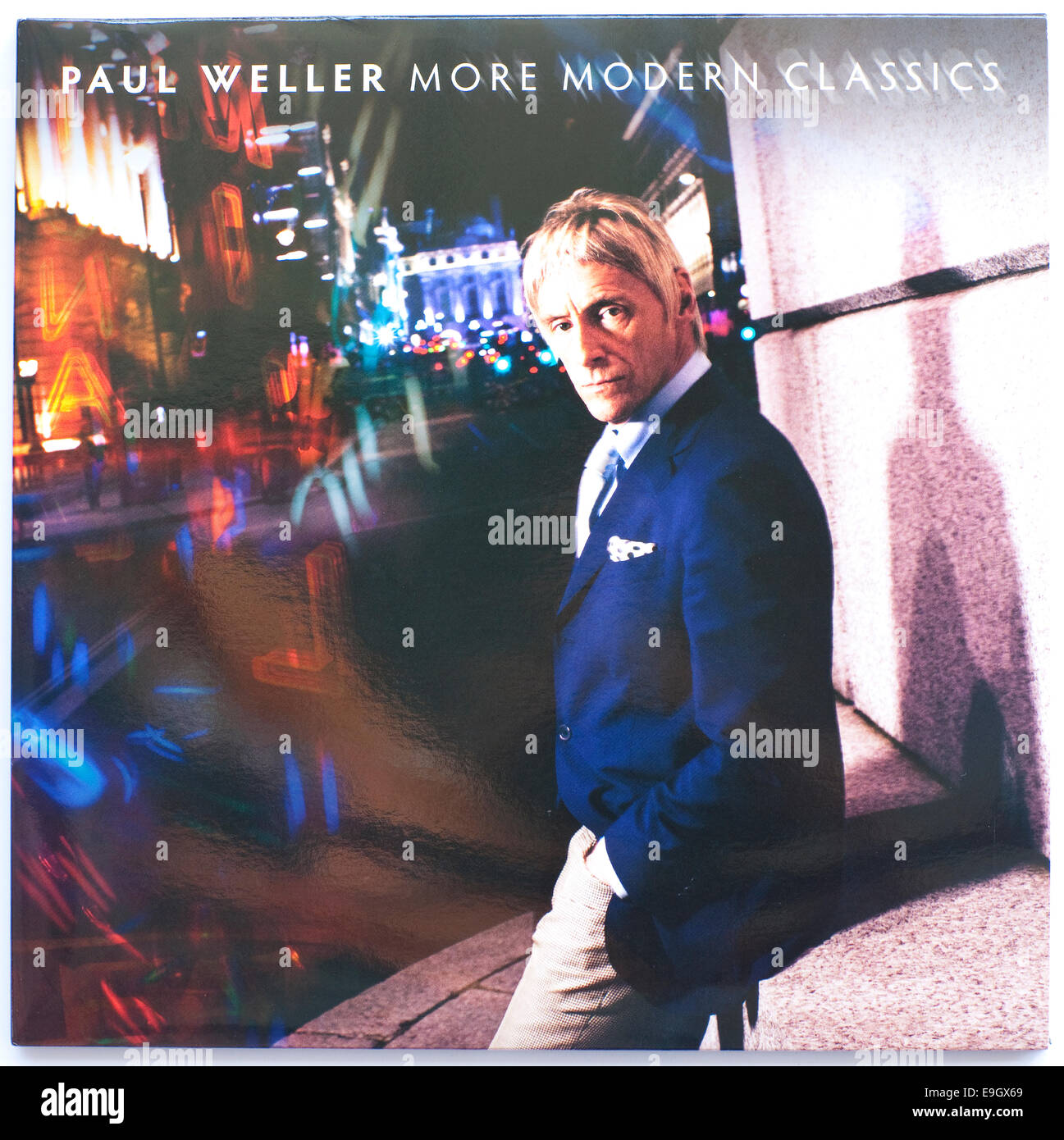 Cover of Paul Weller's 'More Modern Classics' - 2014 double album on 12' vinyl - Editorial use only Stock Photo