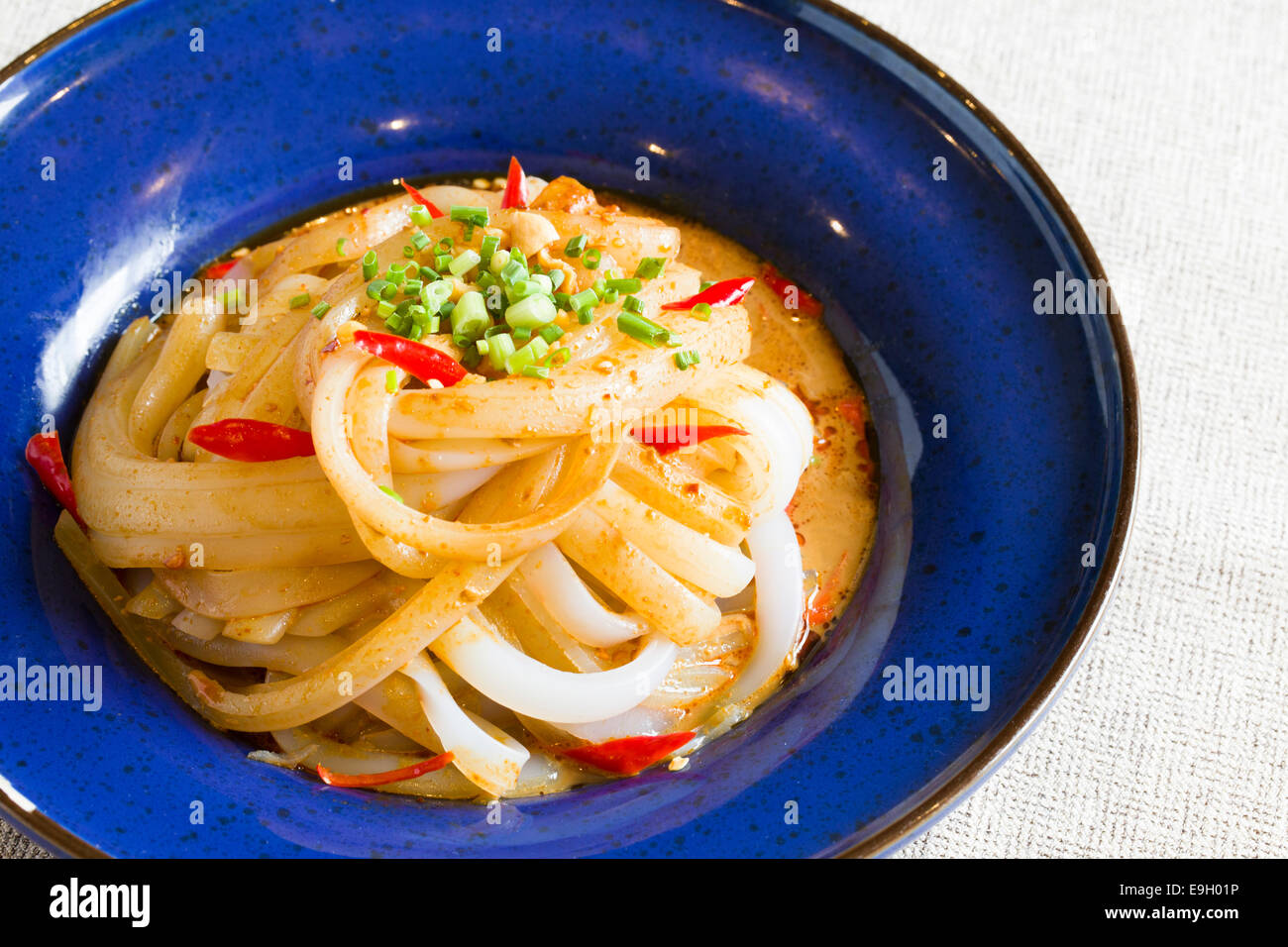 Traditional Chinese food cold rice noodles Stock Photo Alamy