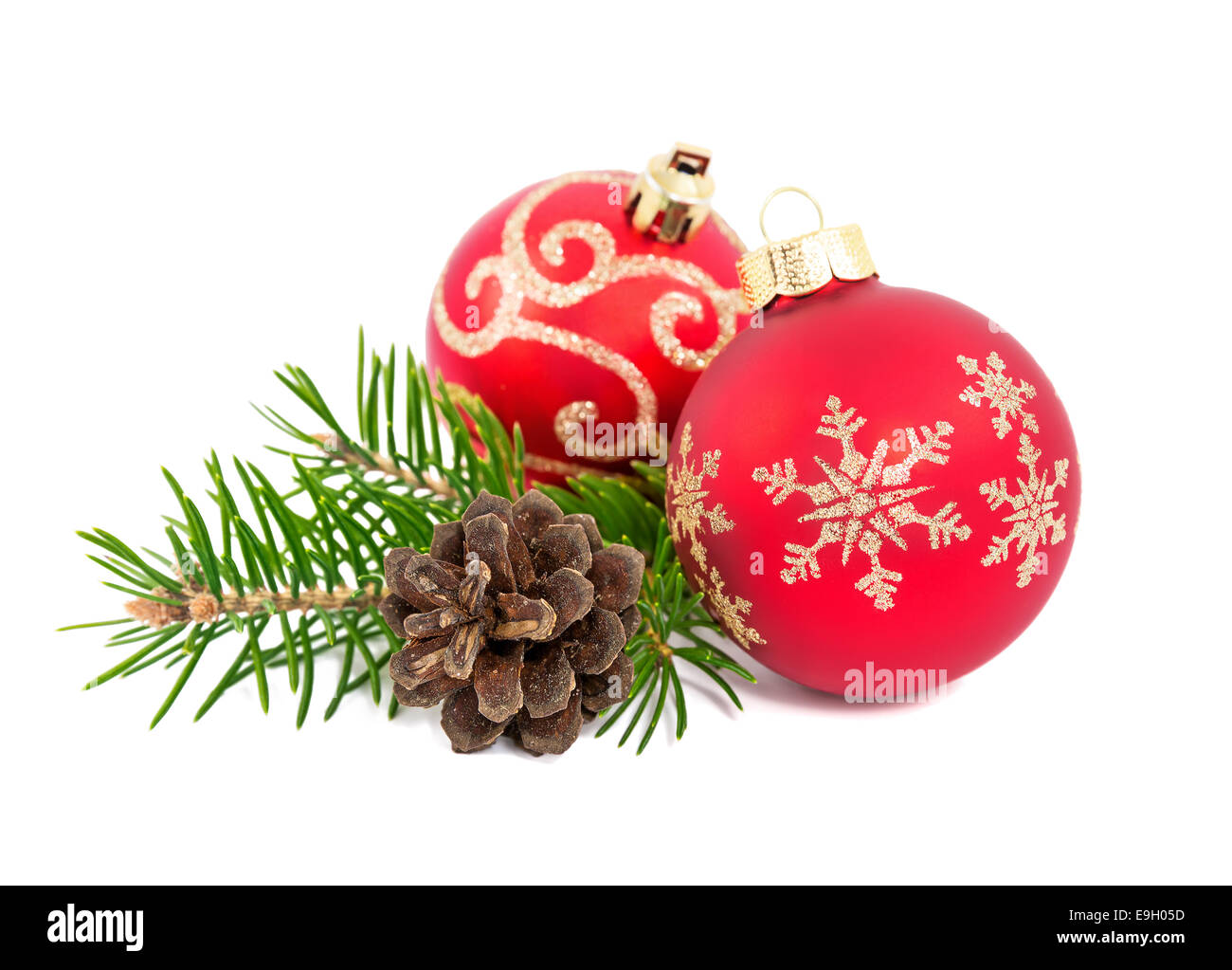 christmas decoration isolated on the white background Stock Photo
