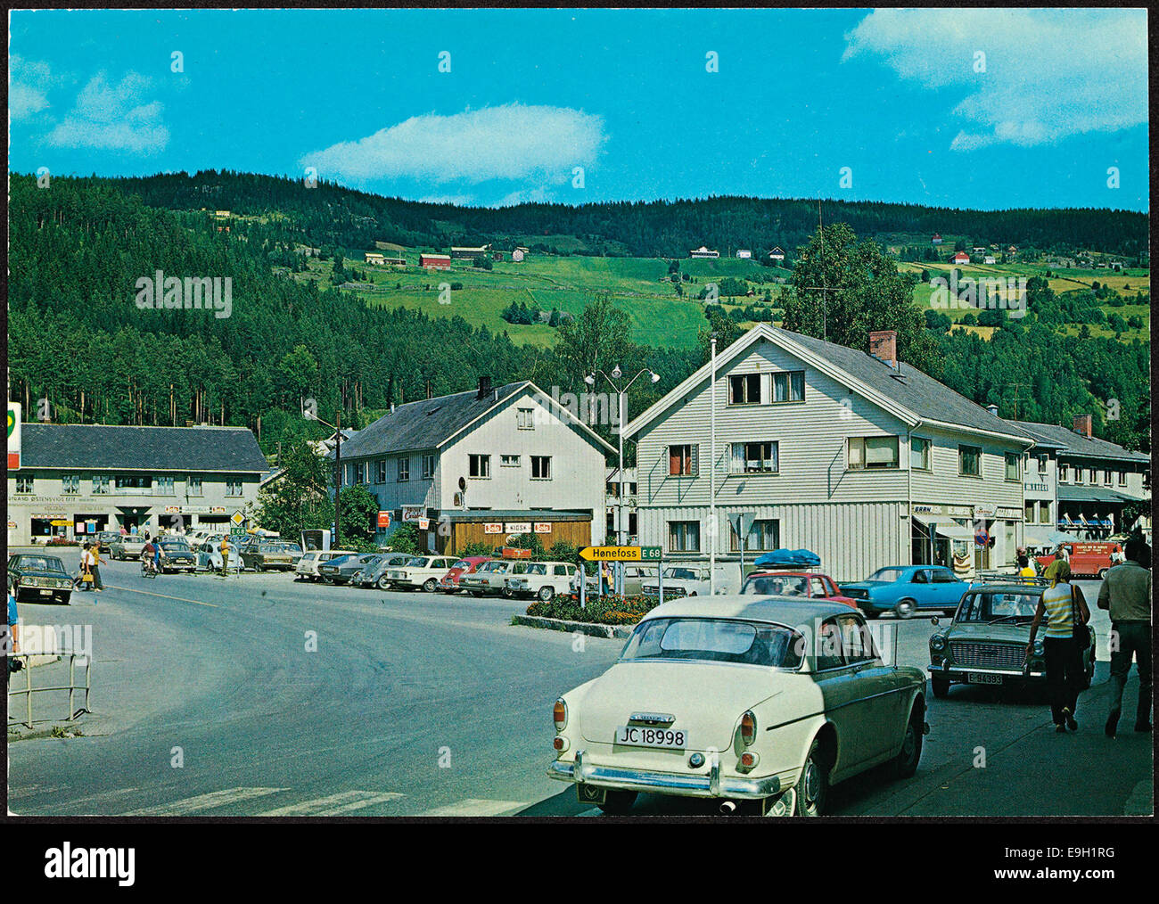 G-32-136 Norge: Fagernes, Valdres, ca 1970 Stock Photo
