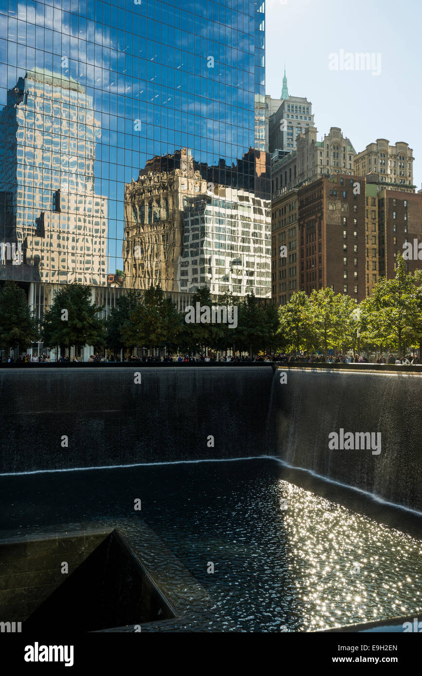World Trade Center Site, Ground Zero, Manhattan, New York, United States Stock Photo