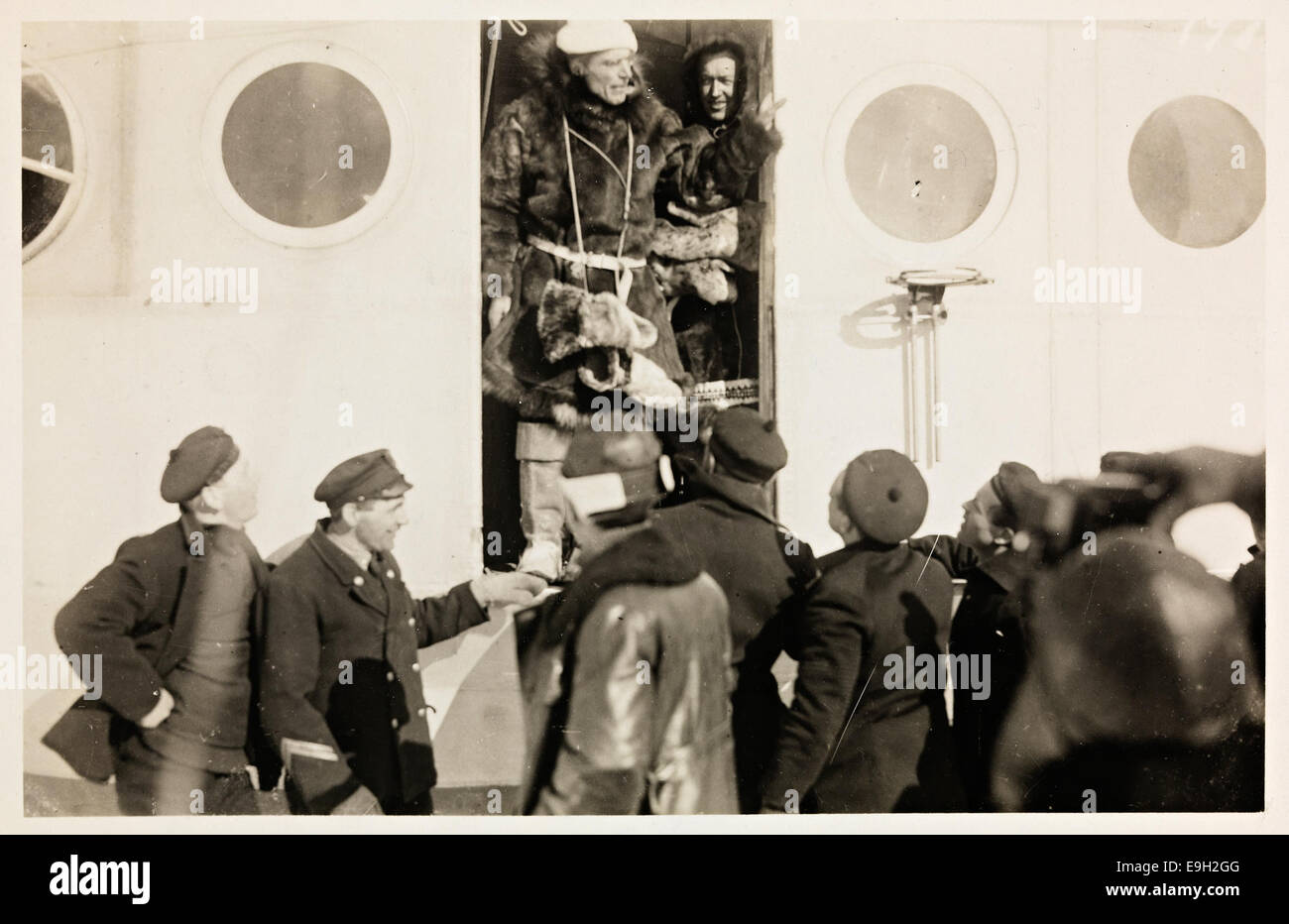 Luftskipet "Norge" klar til avreise mot Nordpolen, 11. mai 1926 Stock ...