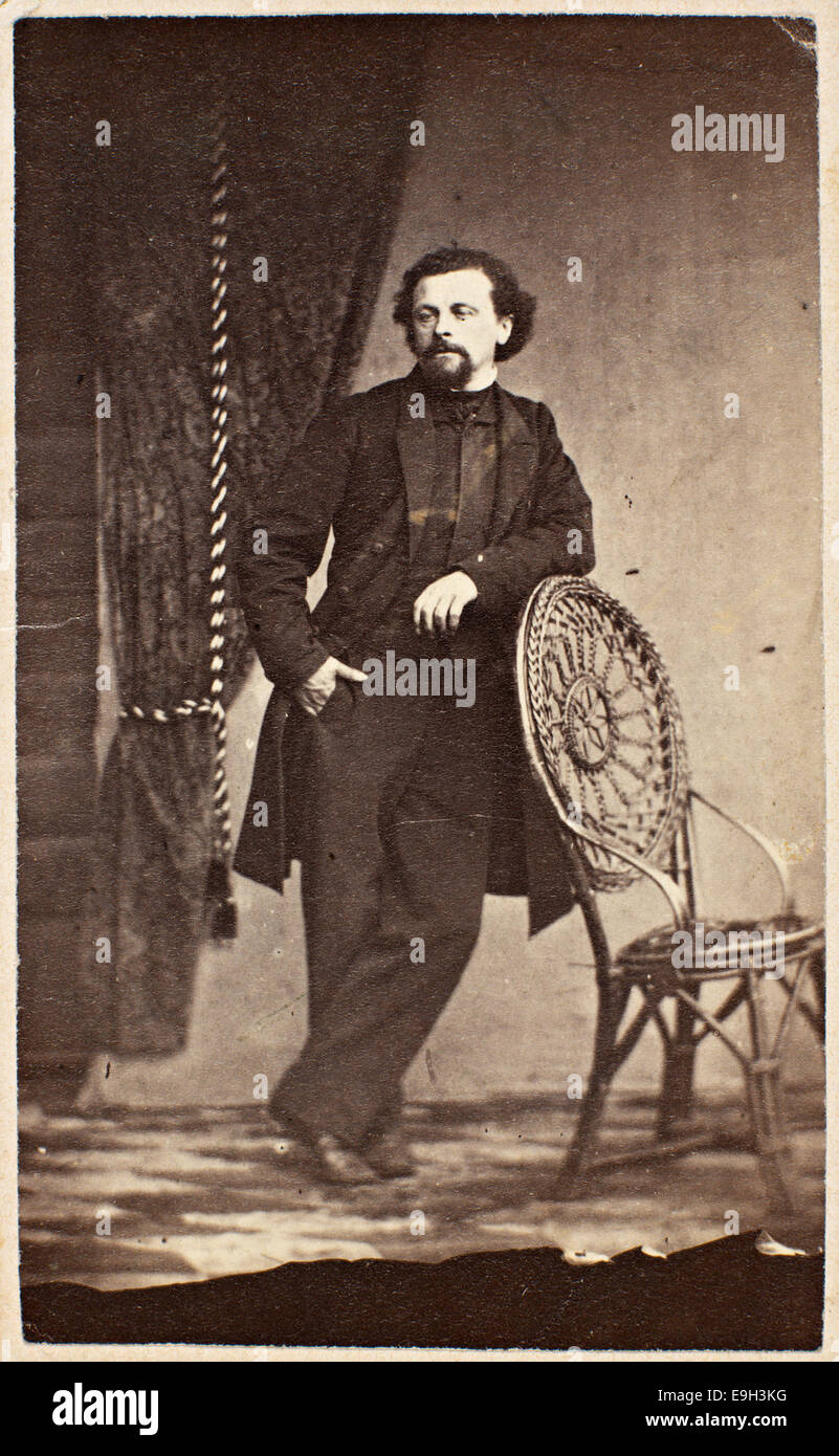 Portrett Av Marcus Thrane, Ca 1863 Stock Photo - Alamy